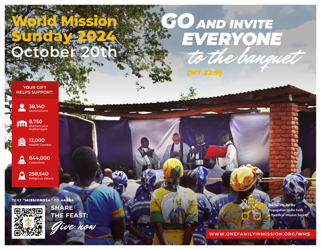 Poster World Mission Sunday 2024 Mass Curves 2258in x 1758in