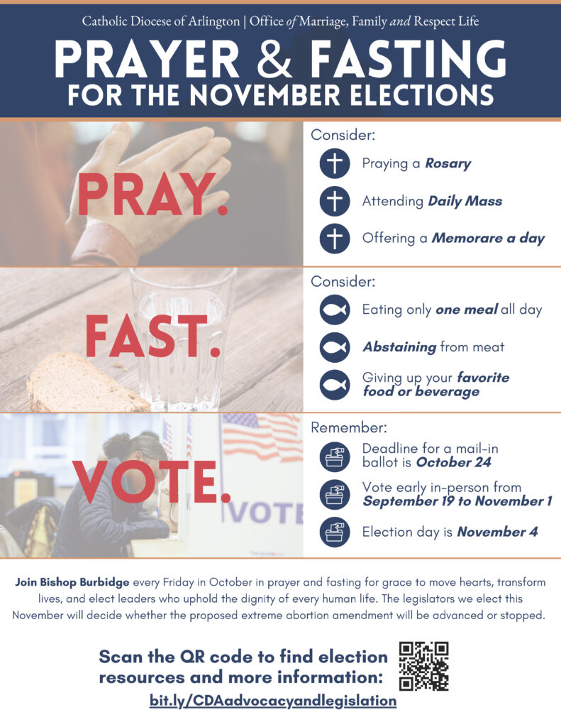 Prayer & Fasting for November Elections: Pray, Fast, Vote