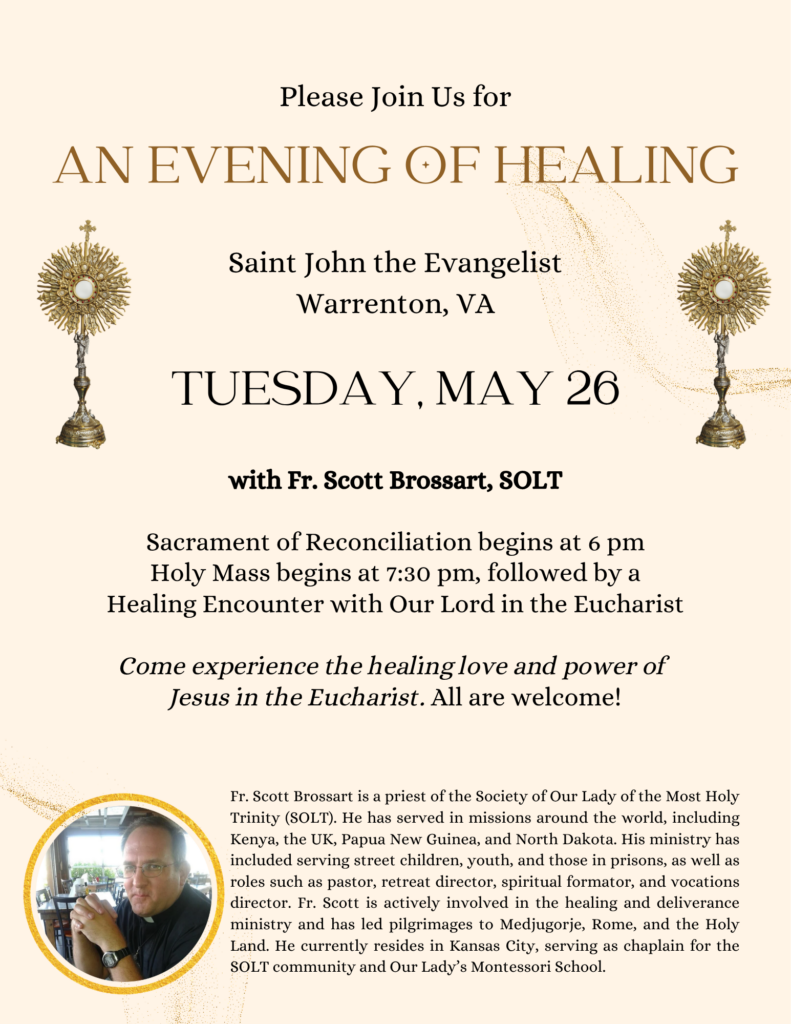Healing Service Flyer